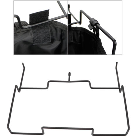 Müllbeutelhalter für Camping, feuchtigkeitsbeständig, Eisen, 32 cm + ABS-Handgebläse