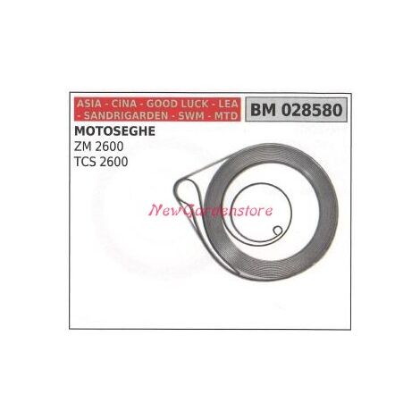 Muelle de arranque CHINA motosierra ZM 2600 PN 2600 028580