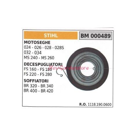 Muelle de arranque de motosierra STIHL 024 026 028 028S 032 034 000489