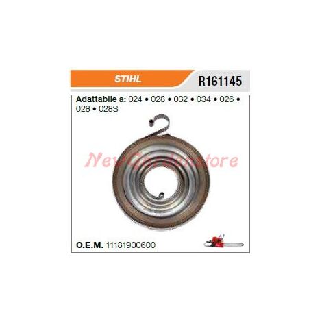Muelle de arranque de motosierra STIHL 024 028 032 034 026 028 028s R161145