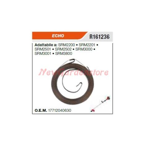 Muelle de arranque desbrozadora ECHO SRM2200 2201 2501 2502 300 R161236