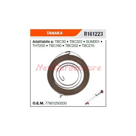 Muelle de arranque TANAKA para desbrozadora TBC30 322 THT200 R161223