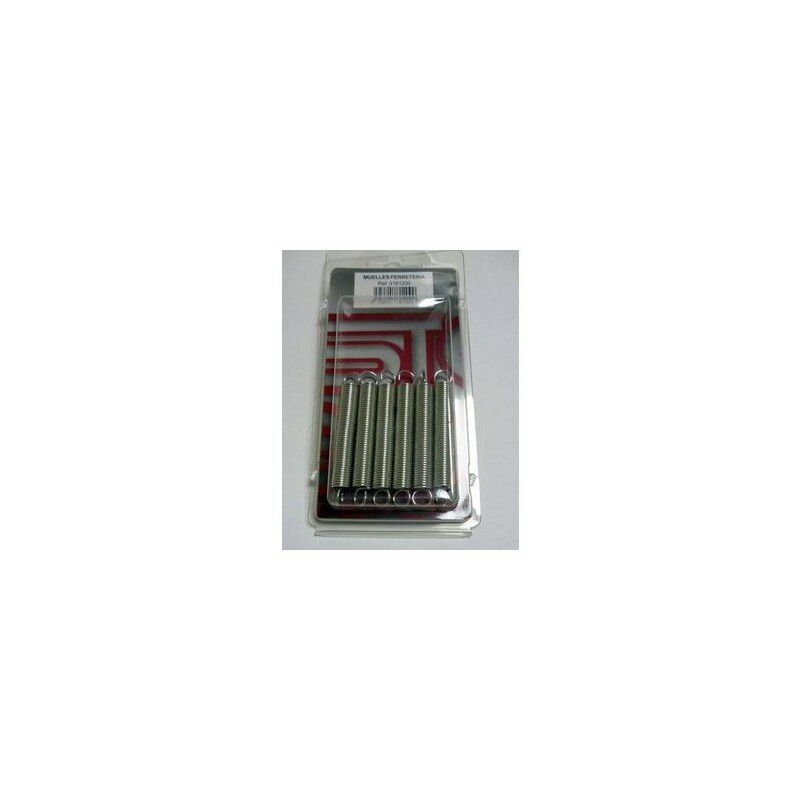 

Muelles Y Resortes Steel Mefobo - MUELLE TRACC. BLISTER 6UNDS. 75X10X1,2