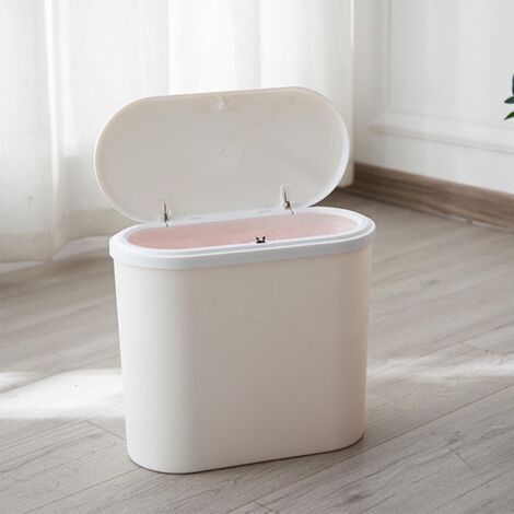 [Mülleimer] [Anonym] [T0] [Touch-Deckel Großes Fassungsvermögen] Küchen- und Badezimmer-Mülleimer mit aufsteckbarem Deckel und großem Fassungsvermögen, modernem nordischen Design und vielseitig einset