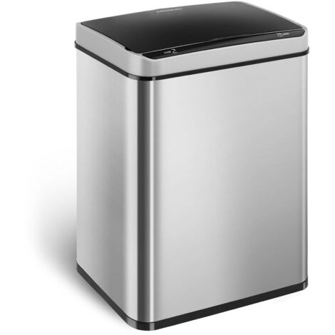 Automatik Mülleimer Abfalleimer mit IR Sensor Kücheneimer Abfallbehälter 42//50L