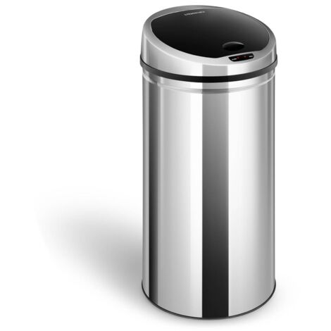 FROMM & STARCK Mülleimer mit Sensor Abfalleimer automatischer Mülleimer Edelstahl 50 L