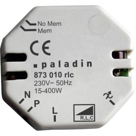 Müller 23136 Unterputz Dimmer Geeignet für Leuchtmittel: Glühlampe, Halogenlampe Weiß