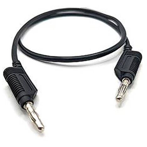 Mueller Electric 22.170-2M-0 Cordon de mesure banane mâle 4 mm banane mâle 4 mm 2 m noir 1 pc(s) Y270223