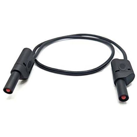 Mueller Electric 22.421-1M-0 Cordon de mesure banane mâle 4 mm banane mâle 4 mm 1 m noir 1 pc(s)