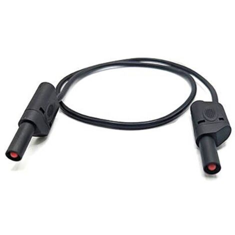 Mueller Electric 22.421-.25M-0 Cordon de mesure banane mâle 4 mm banane mâle 4 mm 0.25 m noir 1 pc(s