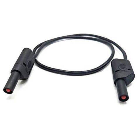 Mueller Electric 22.421-2M-0 Cordon de mesure banane mâle 4 mm banane mâle 4 mm 2 m noir 1 pc(s)