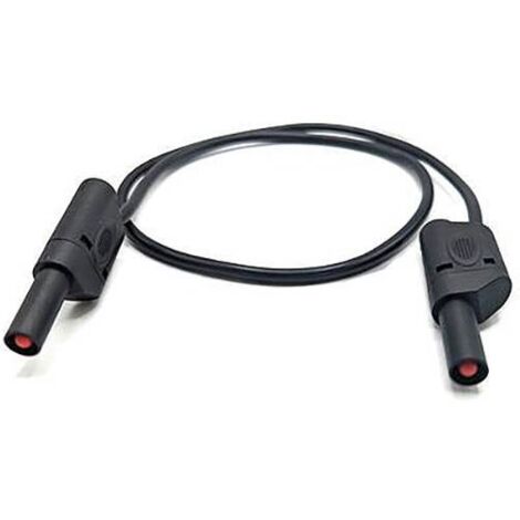 Mueller Electric 22.421-.50M-0 Cordon de mesure banane mâle 4 mm banane mâle 4 mm 0.5 m noir 1 pc(s) Y270173