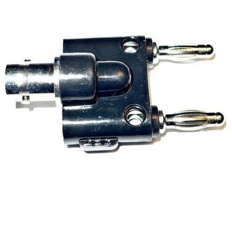Mueller Electric BU-00260 Adattatore per misurazioni Presa BNC - Spina a banana Argento