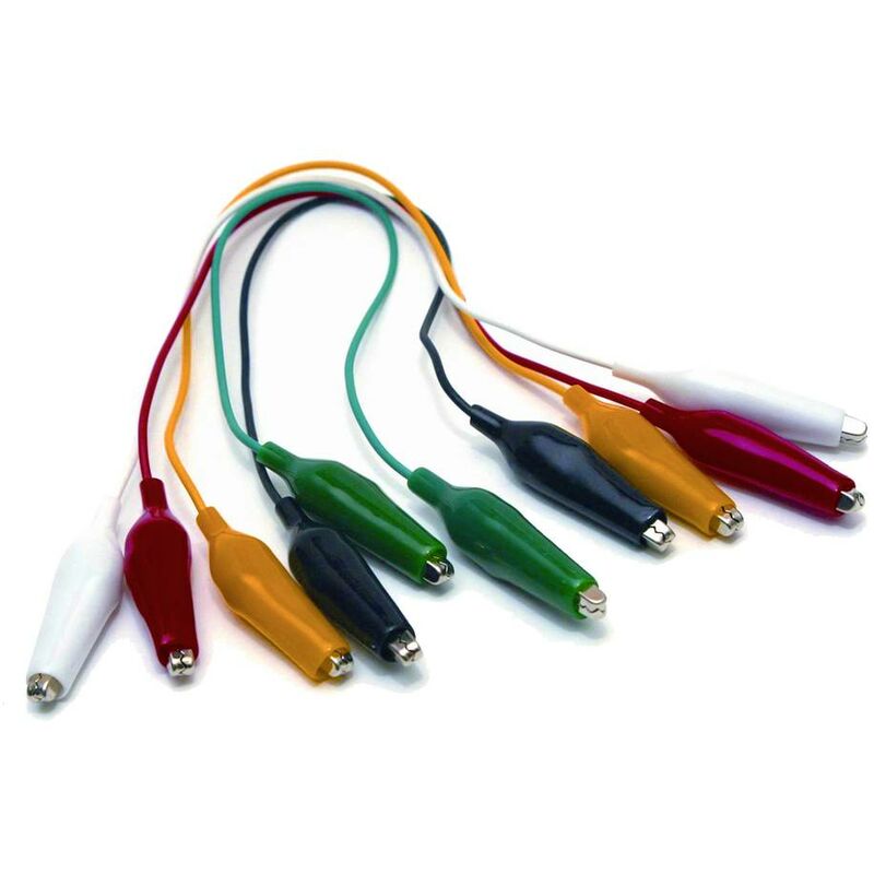Image of BU-00286 kit puntali [Collegamento a morsetto - ] Nero, Verde, Rosso, Bianco, Giallo 1 kit - Mueller Electric