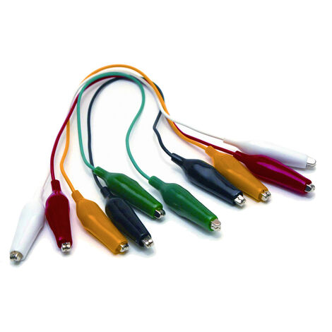 Mueller Electric BU-00286 Messleitungs-Set Klemmanschluss   Schwarz, Grün, Rot, Weiß, Gelb 1 Set
