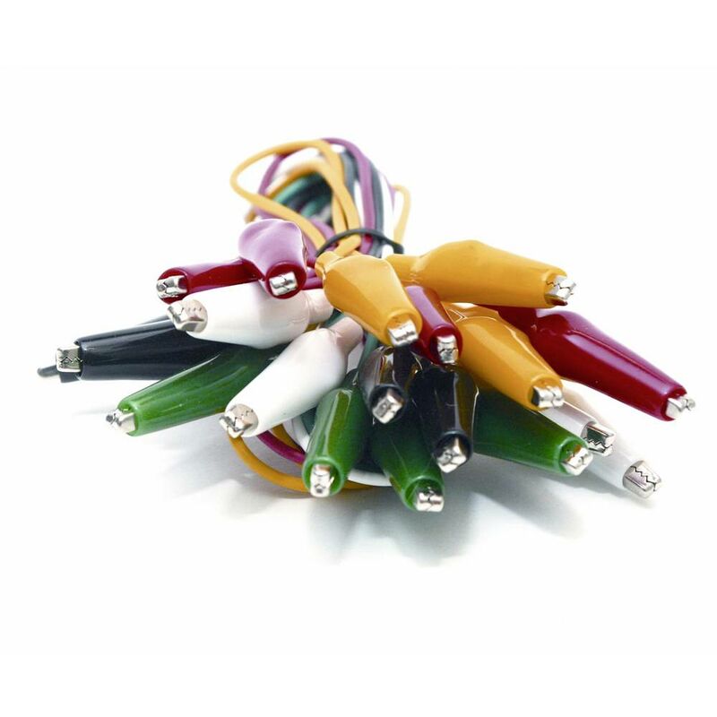 Image of BU-00287 kit puntali [Collegamento a morsetto - ] Nero, Verde, Rosso, Bianco, Giallo 1 kit - Mueller Electric
