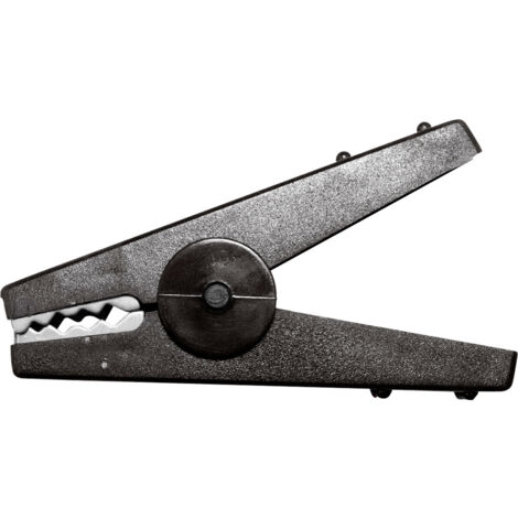 Mueller Electric BU-112-0 Miniatur-Krokodilklemme Schwarz Klemmbereich max.: 16 mm Länge: 80 mm 1 St