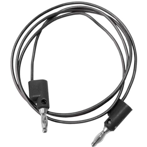 Mueller Electric  BU-2020-A-60-0 Cavo di misura [Spina a banana 4 mm - Spina a banana 4 mm] 1.5 m Nero 1 pz.