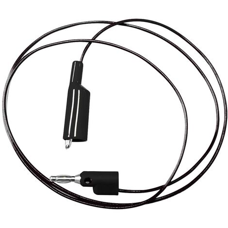 Mueller Electric  BU-2030-A-24-0 Cavo di misura [Spina a banana 4 mm - Morsetti a coccodrillo] 0.6 m Nero 1 pz.