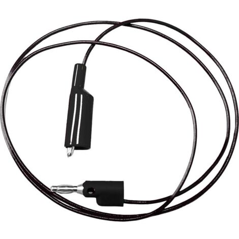 Mueller Electric BU-2030-A-36-0 Cordon de mesure banane mâle 4 mm pince crocodile 0.9 m noir 1 pc(s)