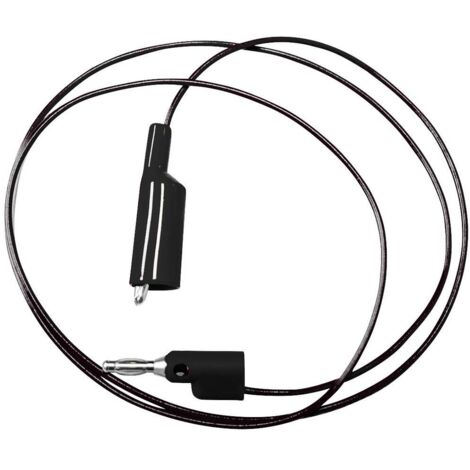 Mueller Electric BU-2030-A-48-0 Cavo di misura Spina a banana 4 mm Morsetti a coccodrillo 1.2 m Nero 1 pz.