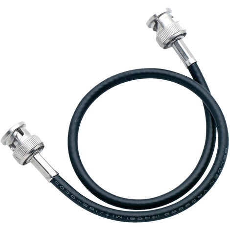 Mueller Electric BU-5050-B-24-0 Messleitung BNC-Stecker BNC-Stecker 0.6 m Schwarz 1 St.
