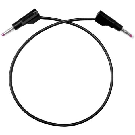 Mueller Electric BU-P4911B-24-0 Cavo di misura Spina a banana Spina a banana 0.6 m Nero 1 pz.