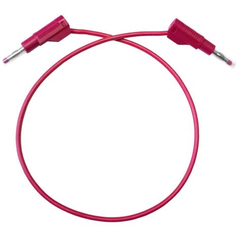 Mueller Electric BU-P4911B-24-2 Cordon de mesure banane mâle banane mâle 0.6 m rouge 1 pc(s) R517532