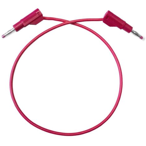 Mueller Electric BU-P4911B-79-2 Cavo di misura Spina a banana Spina a banana 2 m Rosso 1 pz.