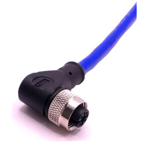 Mueller Electric C4D81M010 Sensor-/Aktor-Steckverbinder M12 Buchse, gewinkelt 10 m Polzahl Sensoren: