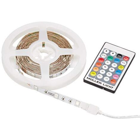 Müller-Licht 20100325 Kit completo striscia LED con spina 230 V 3 m RGB 1 pz.