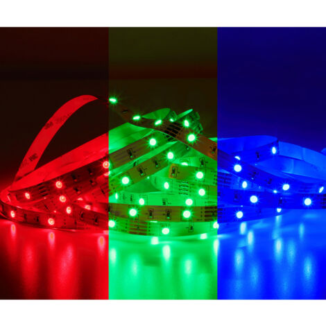 Müller-Licht 20100325 LED-Streifen-Komplettset mit Stecker 230 V 3 m RGB 1 St.