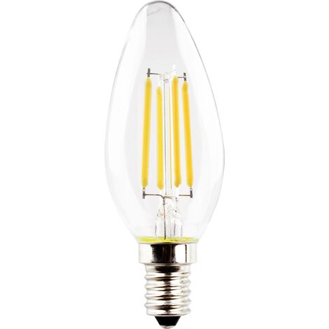 Müller-Licht 400396 LED CEE F (A - G) E14 forme de flamme 4.9 W = 40 W blanc chaud 1 pc(s) W124492