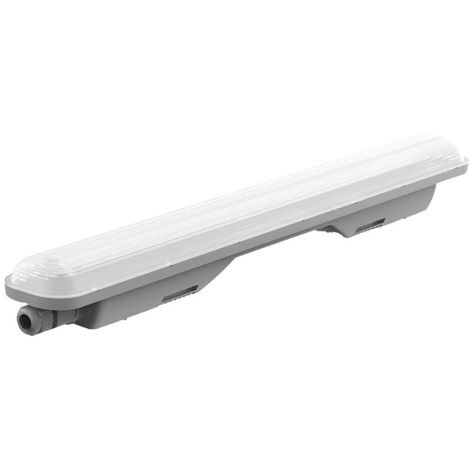 Müller-Licht Aquaprofi 60 Plafoniera impermeabile LED (monocolore) LED 18 W Bianco neutro Grigio (opaco), Bianco