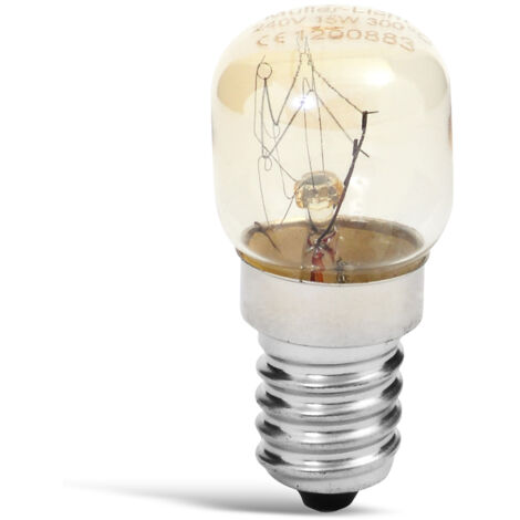 MÜLLER-LICHT Backofenlampe 100010B, E14, 15W, 90lm, 300°C, 2400K