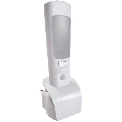 MULLER LICHT Müller-Licht Casto 27700012 LED-Nachtlicht mit Bewegungsmelder Zylindrisch LED Tageslichtweiß Wei