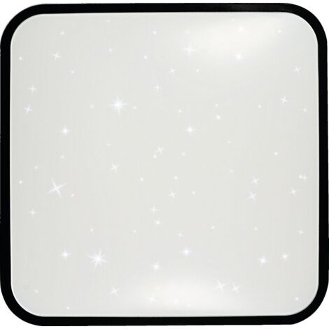 Müller Licht LED Deckenleuchte weiß-schwarz 49 x 49 cm 36 W Deckenleuchte