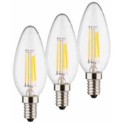 MÜLLER-LICHT LED-Lampe 400291, E14, EEK: E, 4 W, 470 lm, 2700 K, 3 Stück