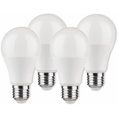 MÜLLER-LICHT LED-Lampe Birnenform, 400263, EEK: G, E27, 4.5 W, 470 lm, 2700 K, matt, 4 Stück