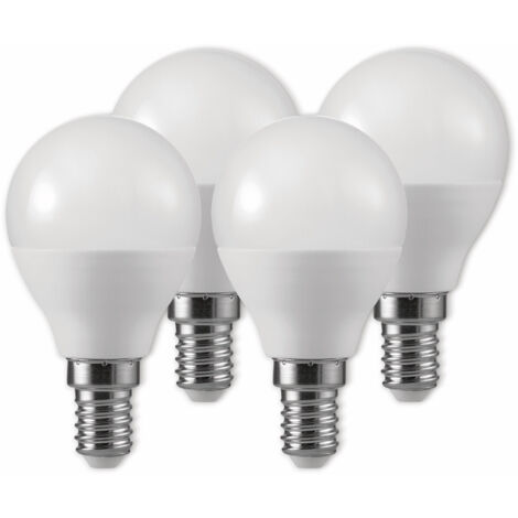 MÜLLER-LICHT LED-Lampe, Tropfenform, 400257, E14, EEK: G, 3 W, 250 lm, 2700 K, matt, 4 Stück
