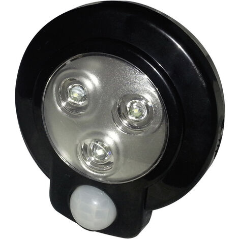 Müller-Licht  LED-Unterbauleuchte mit Bewegungsmelder  LED LED fest eingebaut    Schwarz