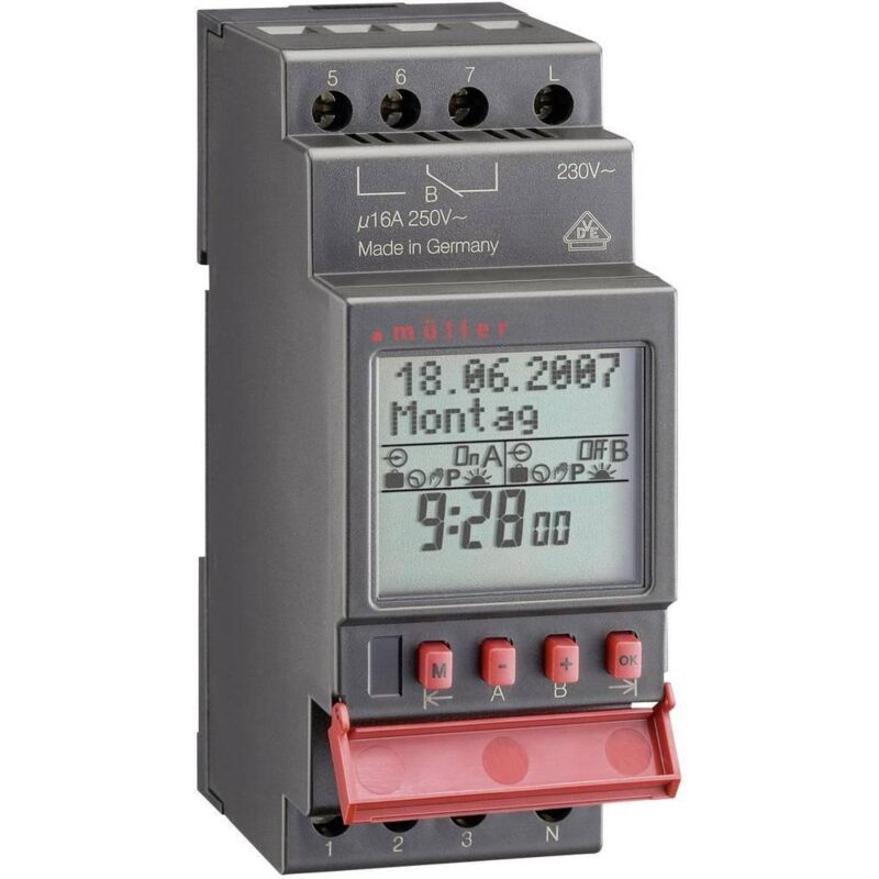 Muller Sc 28.13 Pro Digitaler Zeitprogrammierer Für Din-schiene