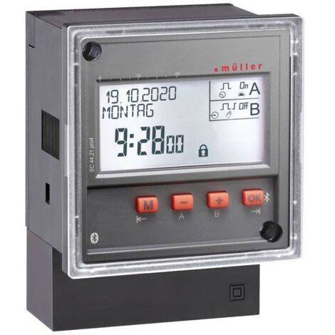 Müller SC 44.21 pro4 230V 50-60Hz Timer per guida DIN digitale 230 V 4000 W