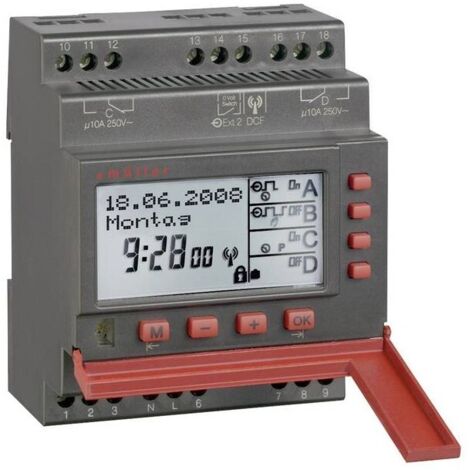 Müller SC 88.20 pro Timer per guida DIN digitale 230 V/AC 10 A/250 V