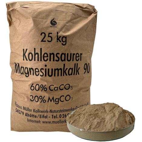 Müllerkalk 25 kg Kohlensaurer Magnesiumkalk 90