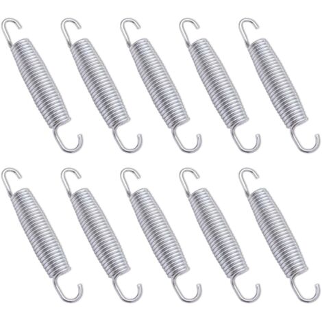 Muelles para cama elástica 10 unidades 200 N vidaXL - Plateado