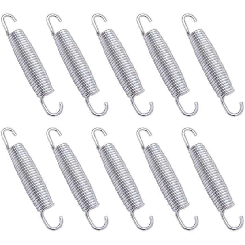 

Muelles para cama elástica 10 unidades 200 N - Plateado