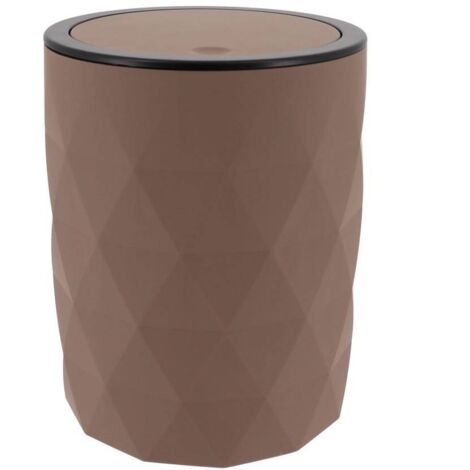 Mülltonne abs + rubber 6l - braun - Tendance