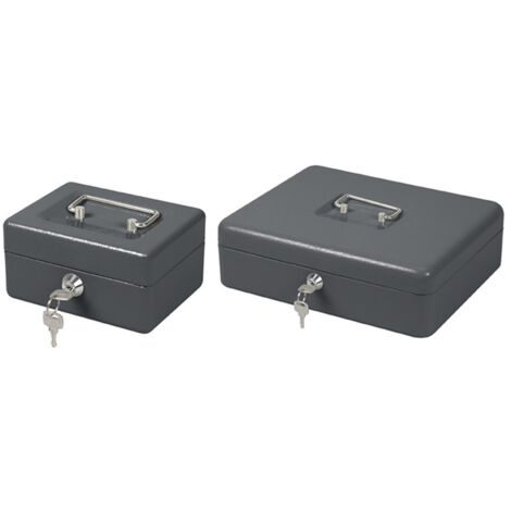 Münzbox aus Metall, 30 x 24 x 9 cm