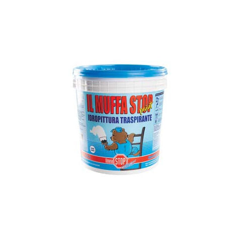 Muffa Stop Paint Peinture respirante à base d'eau - 14 lt. en boîte